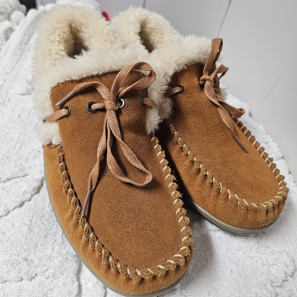Orthofeet Tuscany Brown Moccasins Supportive Comfortable Men's Size 8.5 - Picture 2 of 6